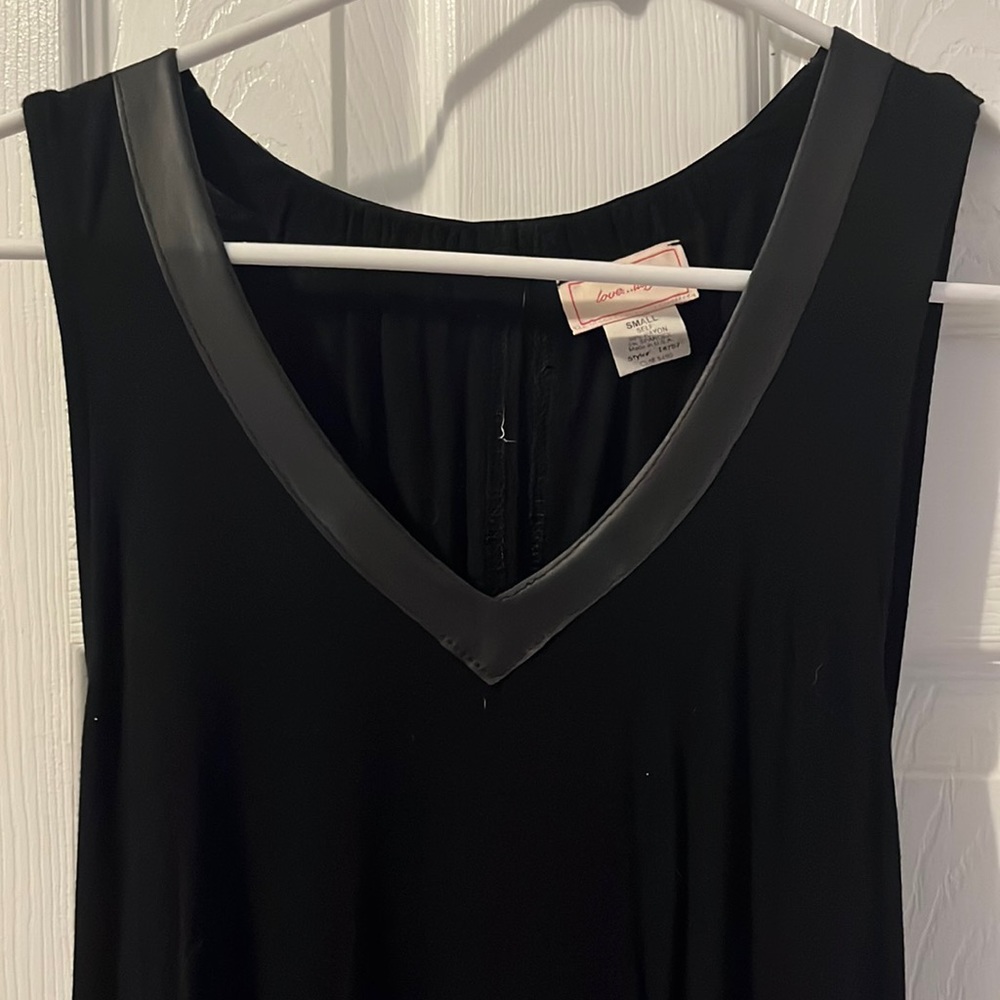 Love Ady Black Tank Top
